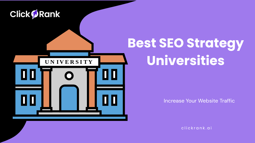 Best SEO Strategy for Universities