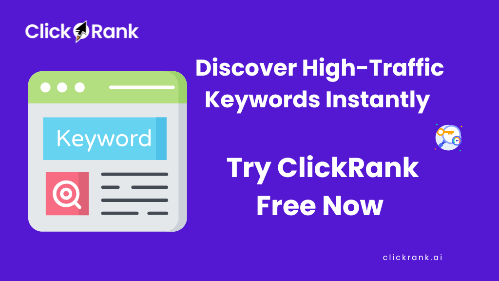 ClickRank Free Keyword Search Tool