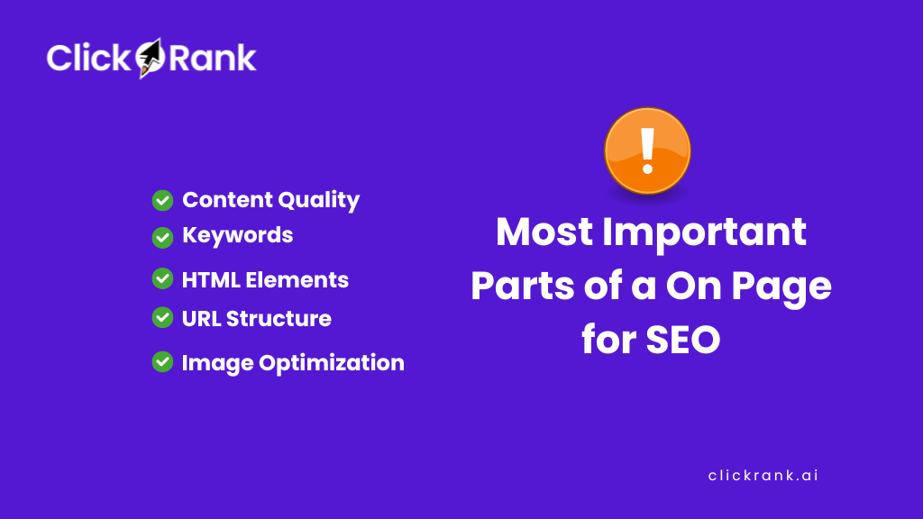 Most Important Parts of a Page for SEO
