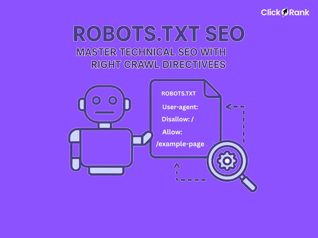 Sample robots.txt SEO file showing proper format and commands