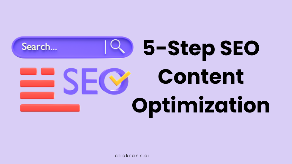 Step SEO Content Optimization Strategy That Delivers Results