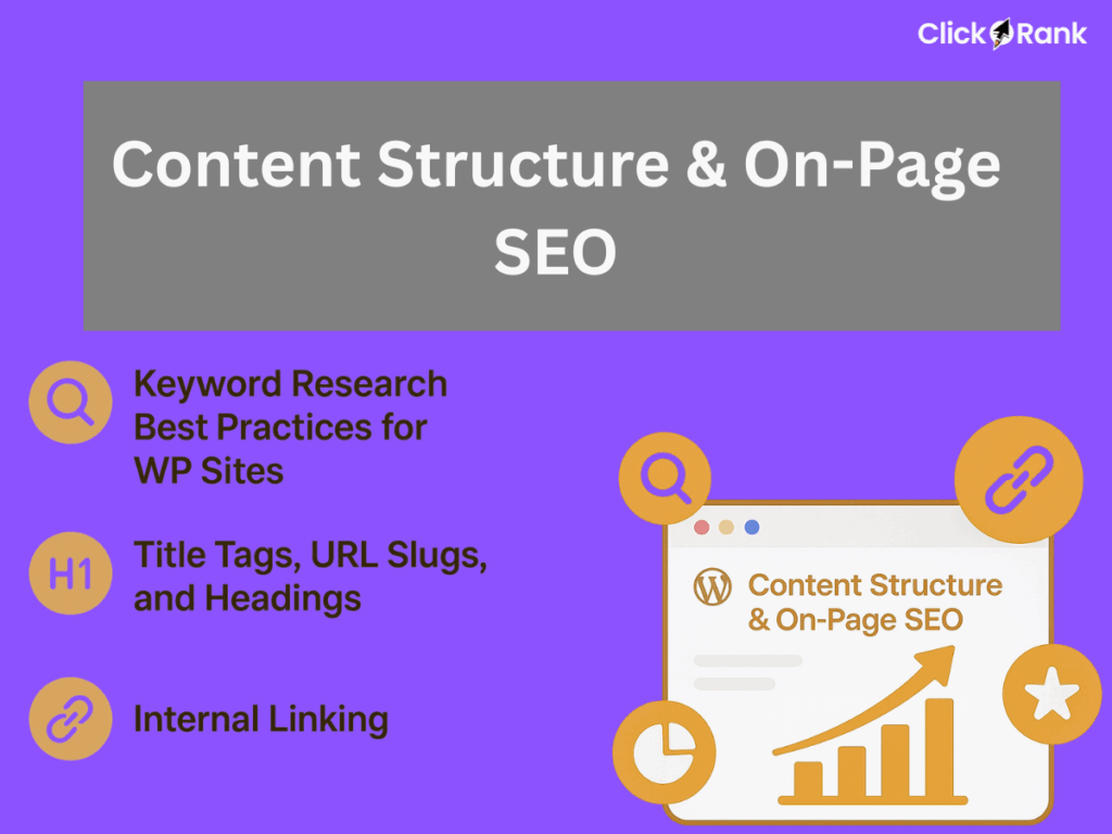 WordPress on-page SEO and content structure optimization guide by ClickRank