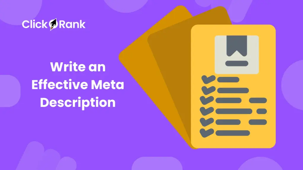 How to Write an Effective Meta Description