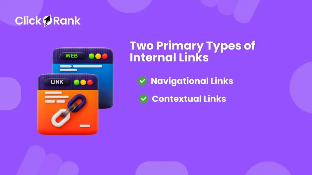 The Two Primary Types of Internal Links