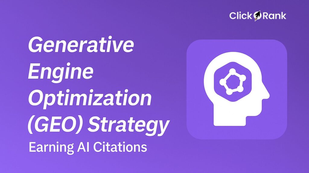 Generative Engine Optimization (GEO) strategy
