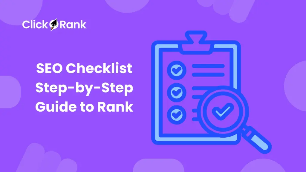 SEO Checklist Step-by-Step Guide to Rank