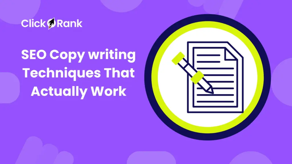 SEO copywriting techniques That Actually Work