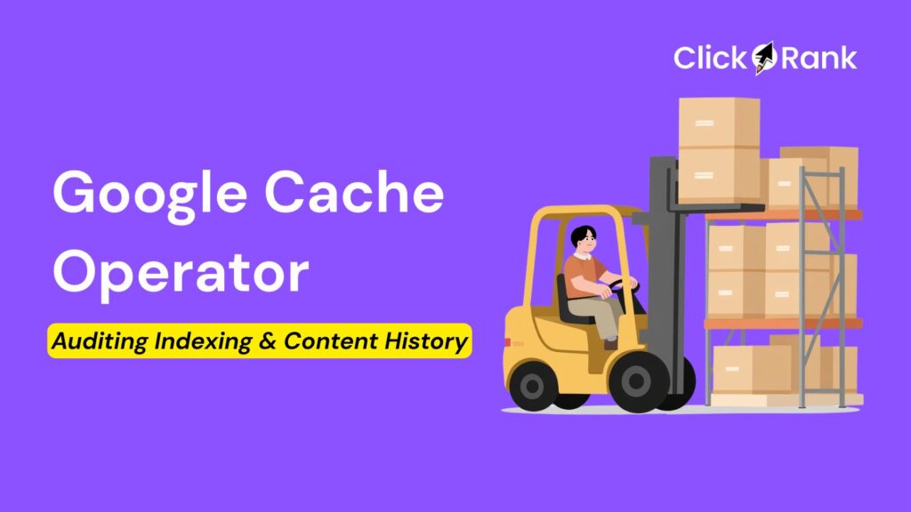 Google Cache Operator