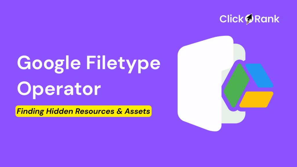 Google Filetype Operator