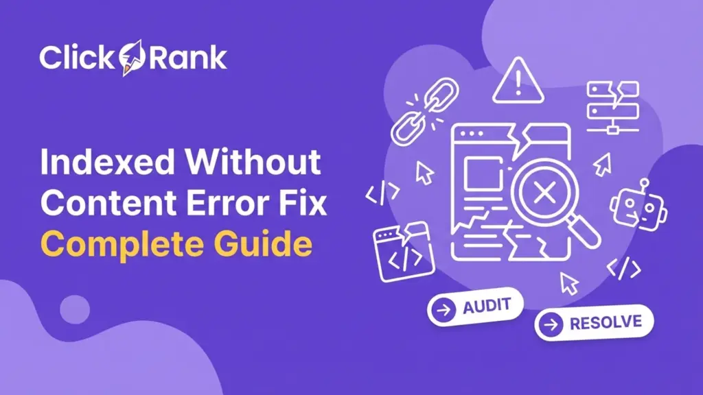 Indexed Without Content Error Fix