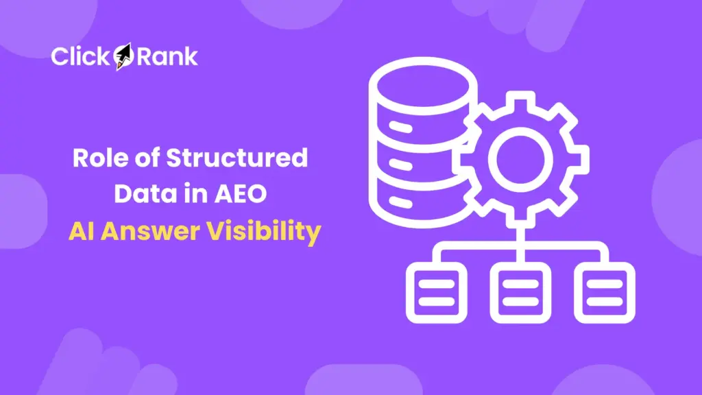Role of Structured Data in AEO for ai visibility