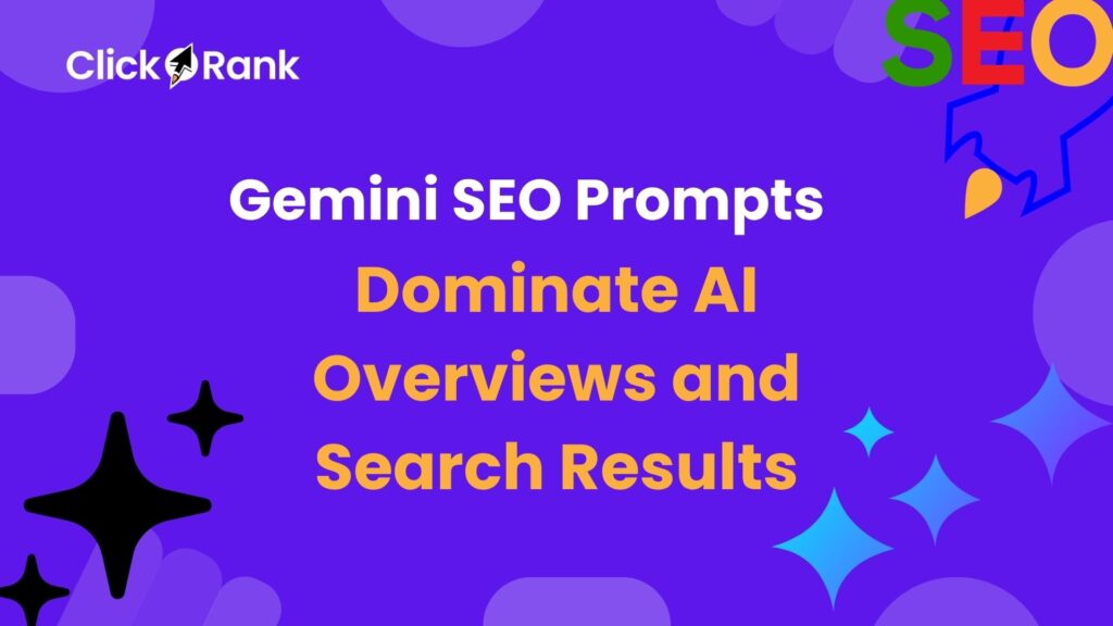 Gemini SEO Prompts