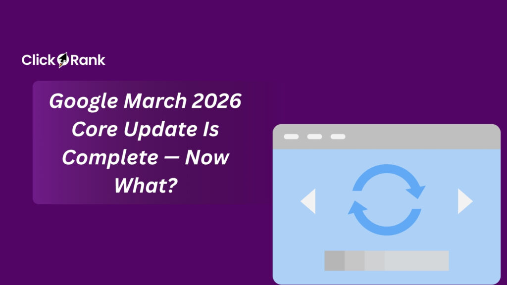 Google March 2026 Core Update