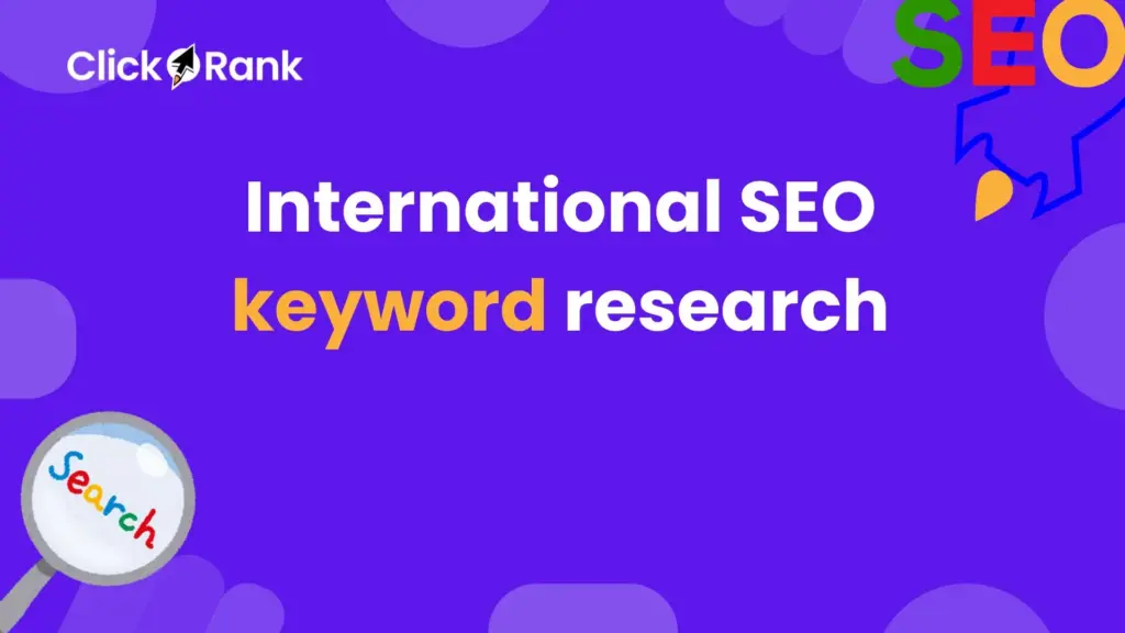 International SEO keyword research