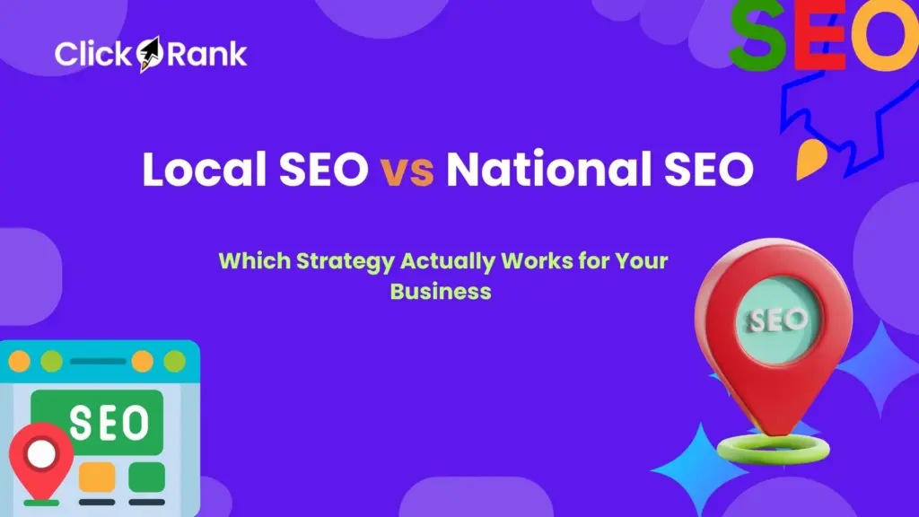 Local vs National SEO