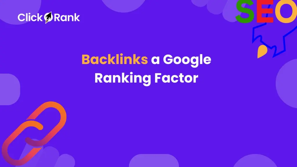 is Backlinks a Ranking Factor