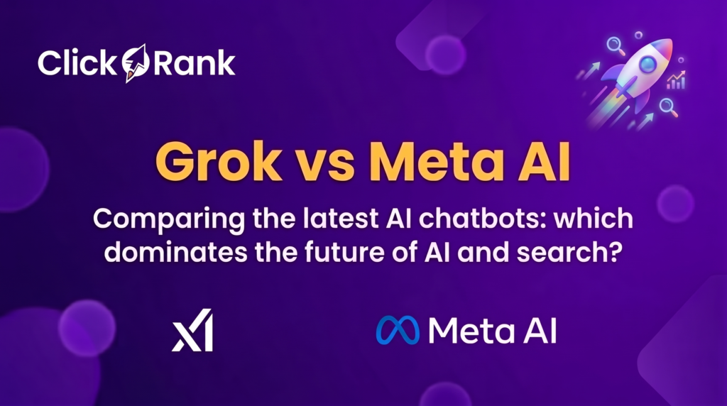 Grok vs Meta AI comparison banner showing feature and pricing breakdown
